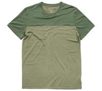 Devold - Classic Linear Tee - Maglia merino S olivia