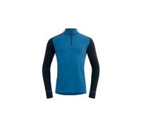 Maglione a collo alto da uomo Devold Duo Active Man Zip Neck Taglia: XL / Colore: blu/azzurro