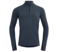 Maglione a collo alto da uomo Devold Expedition Man Zip Neck Taglia: L / Colore: blu scuro