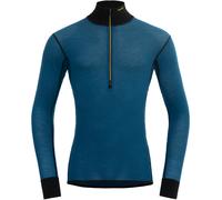 Devold Herren Merino 190 Zip Neck WOOL MESH flood/caviar 25/26 - L