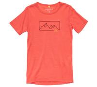 Devold - Kid's Active Outline Tee - Maglia merino 104 cayenne