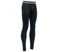 Pantaloni termici da uomo Devold Lauparen Merino 190 Longs Man Taglia: L / Colore: nero/grigio