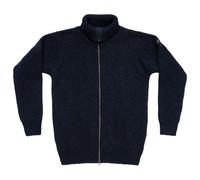 Devold - Nansen Wool Cardigan - Pullover di lana S blu/nero
