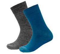 Devold - Kid's Daily Merino Light Sock 2-Pack - Calze casual EU 28-30 blu