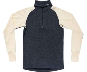 Devold of Norway - Intimo termico in lana merino e seta - Expedition Merino Silk Zip M Ink/Offwhite per Uomo - Taglia S - Bianco