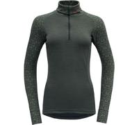 Devold of Norway - Maglia termica - Duo Active Merino 205 Z.Neck W Woods per Donne - Taglia M - Verde