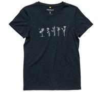 Devold - Women's Classic Flowers Tee - Maglia merino S blu