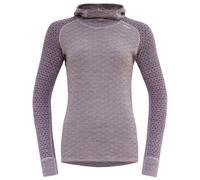 Maglietta sportiva da donna Devold Kvitegga Merino 230 Hoodie Wmn Taglia: S / Colore: viola