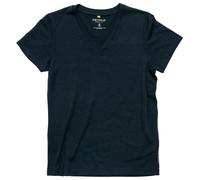 Devold - Women's Premium V-Neck - Maglia merino L blu