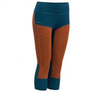 Devold - Women's Tuvegga Sport Air 3/4 Long Johns - Intimo lana merinos M blu/marrone