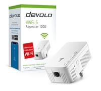 Devolo 8868 WiFi 5 Ripetitore 1200 fino a 1.200 Mbit/s; Amplificatore WiFi Mesh, Punto di accesso, Presa WiFi, Ripetitore WiFi 1x Connessione LAN, Bianco