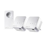 devolo Adattatore Powerline WLAN 8578, kit mini multiroom WiFi Magic 1 - fino a 1.200 Mbps, amplificatore Mesh WLAN, 2x connessione LAN, dLAN 2.0, bianco
