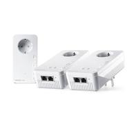 devolo Magic 2 Kit WiFi 6 Multiroom Adattatore Powerline WLAN, fino a 2400 Mbit/s, presa Wi-Fi in rete, 2 x Gigabit LAN, punto di accesso, dLAN 2.0, bianco