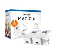 Devolo Magic 2 LAN 2400 Mbit/s Collegamento ethernet LAN Bianco 2 pz (devolo Mag