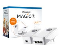 Devolo Magic 2 LAN triple Starter Kit 2400 Mbit/s Collegamento ethernet LAN Bian