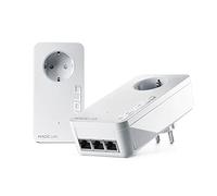 devolo Magic 2 triple Starter Kit, adattatore Powerline, fino a 2.400 Mbps, 3 porte LAN Gigabit, bianco