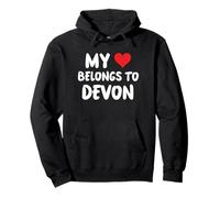 Devon - Il mio cuore appartiene al Devon - Amore Felpa con Cappuccio