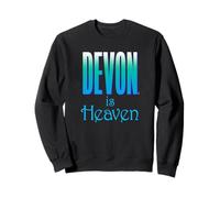 Devon is Heaven Adoro Devon Inghilterra per Orgoglio Devon Felpa