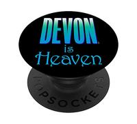 "Devon is Heaven" Adoro Devon Inghilterra per Orgoglio Devon PopSockets PopGrip Adesivo