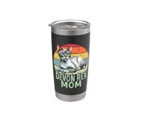 Devon Rex Cat Mom Divertente Retro Amo il mio gatto Devon Rex Bicchiere termico in acciaio inox doppia parete