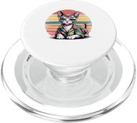 Devon Rex Occhiali Da Sole Hawaii Spiaggia Estate Pixie Cat PopSockets PopGrip per MagSafe
