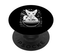 Devon Rex Ramen Japanese Noodles PopSockets PopGrip Adesivo