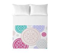 Devota&Lomba Coordinato Letto Medallones Bianco/Multicolore Letto 180