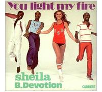 Devotion, Sheila - Devotion, Sheila You Light My Fire/Gimme Your Loving 7" Carrere EMI2828 EX/VG 1978