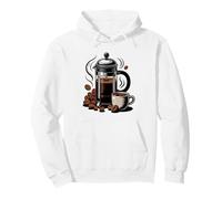 Devoto French Press Rituale Routine Infusione Mattina Timer Felpa con Cappuccio