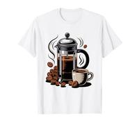 Devoto French Press Rituale Routine Infusione Mattina Timer Maglietta