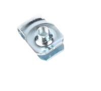 DeVow 10~20 pezzi M4 M5 M6 M8 M10 in acciaio al carbonio tipo U clip con dado a lamella filettato dadi a balestra Q312B for auto moto(Blue White Zinc,M10-10pcs)