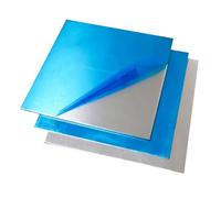 DeVow 1060 Lamiera di Alluminio Spessore Piastra 0.5mm-10mm Alluminio Puro Telaio Fai da Te Piastra Metallica Larghezza 100 150 200 300 400mm(400x300x2.5mm 1Pcs)