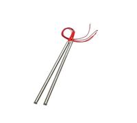 DeVow 2 pezzi 16 mm 320~360 mm 201SUS riscaldatore a cartuccia 110 V/220 V/380 V stampo elettrico tubolare 1200 W/1300 W/1400 W elemento di resistenza riscaldante(220V,1400W 16x350mm(DxL))