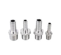 DeVow 4mm 6mm 8mm 10mm 12mm 14mm 16mm 19mm Hose Barb M8 M10 M12 M14 M16 M18 M20 Filettatura maschio In Acciaio Inox Ad Alta Pressione Raccordo(M12x1.75,12mm)