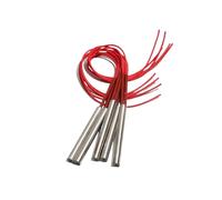 DeVow 5 pezzi 18 mm 38~48 mm 201SUS riscaldatore a cartuccia tubolare 110/220/380 V tubo di riscaldamento elettrico 170/180/190/200/210 W parte di resistenza(110V,170W 18x38mm(DxL))