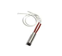 DeVow 5 pezzi 20 mm di diametro 50~60 mm di lunghezza tubo di riscaldamento elettrico cilindrico 304SUS tubolare testa singola doppio riscaldatore 310/320/340/360/370 W(220V,320W 20x52mm(DxL))