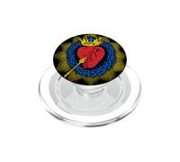 Devozione al Sacro Cuore di Gesù Pop Art Simbolo Cattolico PopSockets PopGrip per MagSafe
