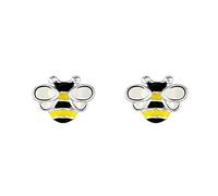Dew Sterling Silver Dinky Bee and Combe Stud Earrings 3558ME028