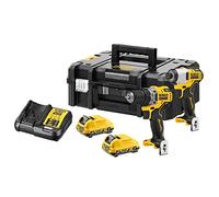 AVVITATORE 10 MM + AVVITATORE IMPULSI 1/4 KIT DEWALT 3AH - DCK2110L2T