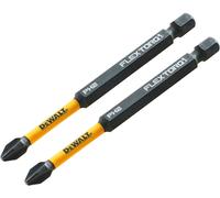 DeWalt DT70567T-QZ Inserti per Avvitatore a Impulsi Impact Torsion Extreme, Attacco 1/4", 85 mm PH2, 2 Pezzi, Nero