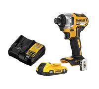 DEWALT 20V MAX Impact Driver, 1/4 Inch, Battery and Charger Included (DCF787D1)