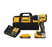 DEWALT 20V MAX* XR® Brushless Cordless 1/2" Hammer Drill/Driver Kit (DCD805D2), Giallo