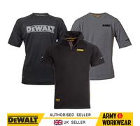 Dewalt 3 Confezione T-Shirt Uomo Leggero Performance Lavoro Operaio Power Tools