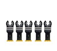 DeWalt DT20727-QZ 5x DT20707 Titan Metallo Lama 43x31mm Per Multitool