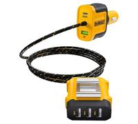 DEWALT Caricabatterie USB PD 5PRT Mobile 72W 141 0475 DW2 Unisex, Giallo, Taglia Unica