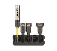 DEWALT 5pc Chiave Fissa a Tubo 8mm 10mm 13mm Magnetico Torsione Punta Sostegno