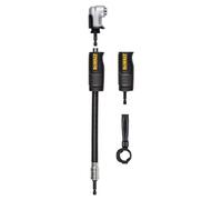 DEWALT Adattatore per trapano ad angolo retto, FlexTorq, sistema 4 in 1, compatto, albero flessibile dritto, 30,5 cm (DWAMRASETFT)