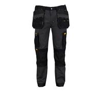 DEWALT Albany Trousers Pantaloni da Lavoro, Grigio/Nero, 32W x 33L Uomo