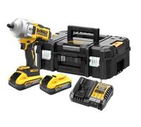 DeWALT Avvitatore a percussione a batteria DCF961H2T-QW, 18 V, 5 Ah, avvitatore a percussione 1626 Nm, coppia fissa max