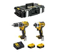 Dewalt avvitatore a percussione a batteria, set di 1Ã?Â pezzi, dck266p2 5035048488652